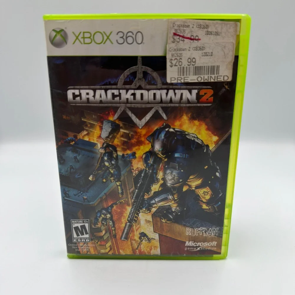 Crackdown 2 Xbox 360 Microsoft Game Studios Ruffian Games Action Shooter CIB